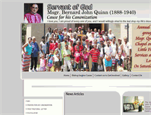 Tablet Screenshot of fatherquinn.org